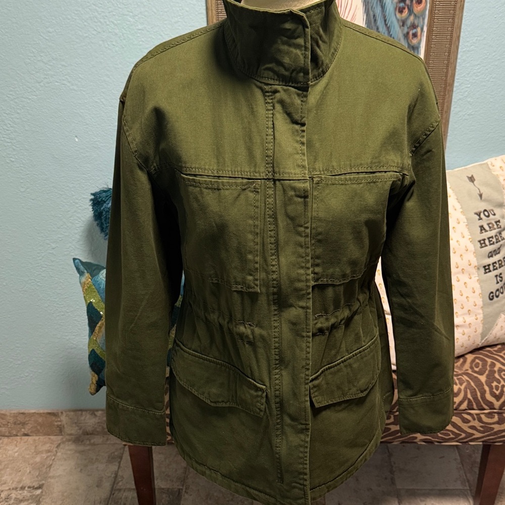 Universal Thread Utility Jacket in Army Green